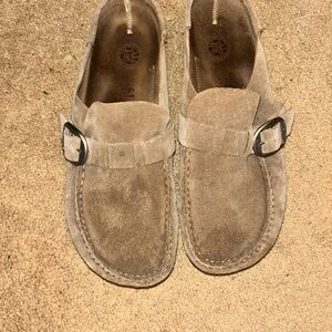Birkenstock Buckley Leather Suede Clog